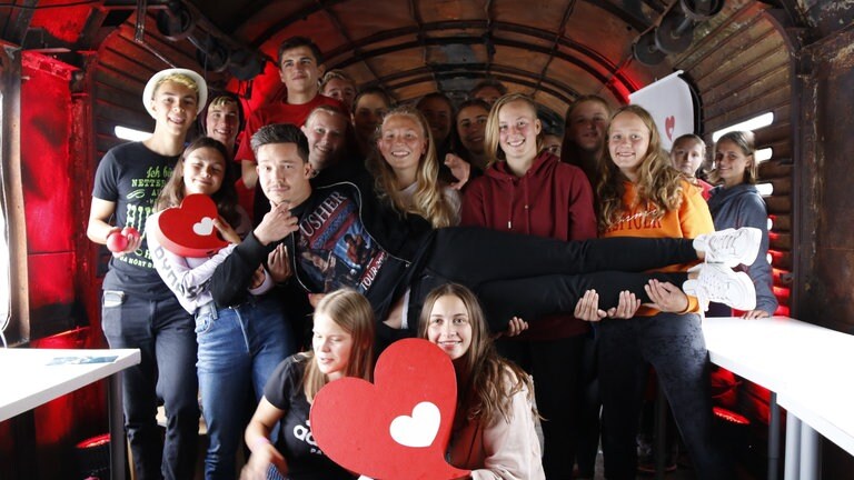 Foto: Herzenssache Herzenssache beim Fernsehen Familienfest in Heilbronn (Foto: Herzenssache)