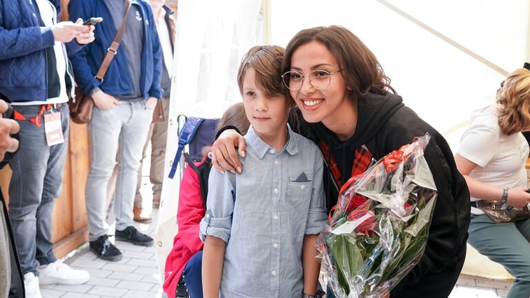 Meet&Greet mit Namika und Johannes Oerding beim SR1 Alm Open Air (Foto: Dirk Guldner)