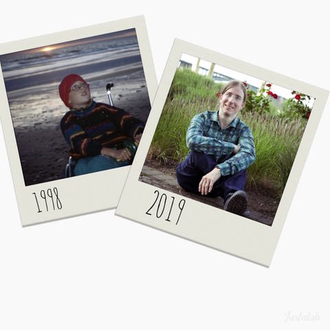 Johannes im Jahr 1998 und 2019 (Foto: Herzenssache)