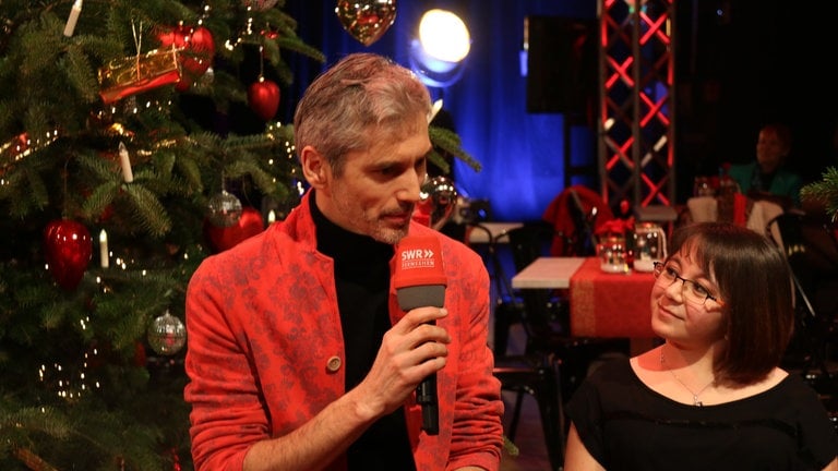 Rocco Horn vom Duo "Berge" mit Simey Truong