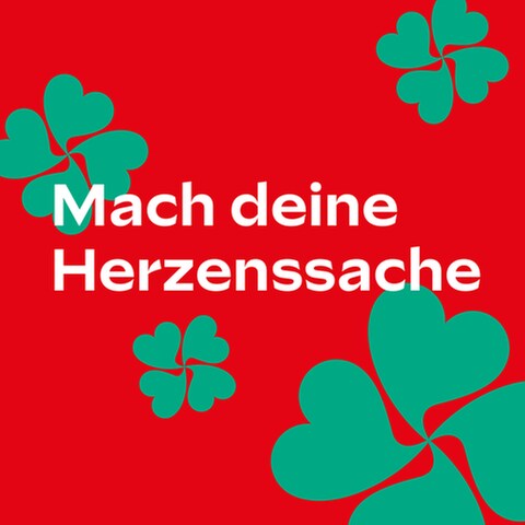 Mach deine Herzenssache Schriftzug auf rotem Hintergrund (Foto: Herzenssache)