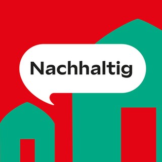 Mach deinen Herzenssache Schriftzug - Nachhaltig in Sprechblase