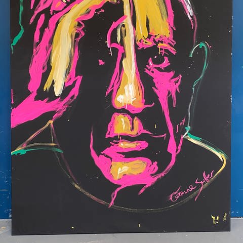 Gemälde zeigt den Künstler Pablo Picasso (Foto: Corinne Sutter)
