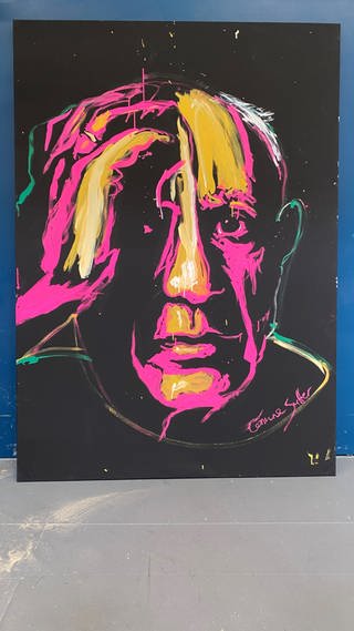 Gemälde zeigt den Künstler Pablo Picasso (Foto: Corinne Sutter)