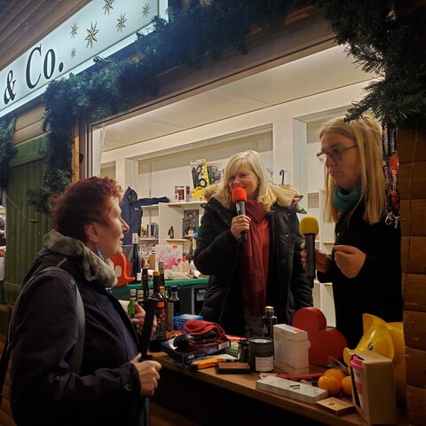Der Stand von Weihnachtsmann & Co 2022 (Foto: Herzenssache e.V.)
