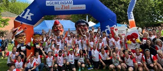 Das Herzenssache-Laufteam beim Gutenberg Halbmarathon 2025