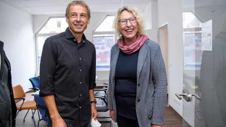 Jürgen Klinsmann besucht K19 Herzenssache Kinderhaus  (Foto: Markus Gilliar (GES-Sportfoto) )