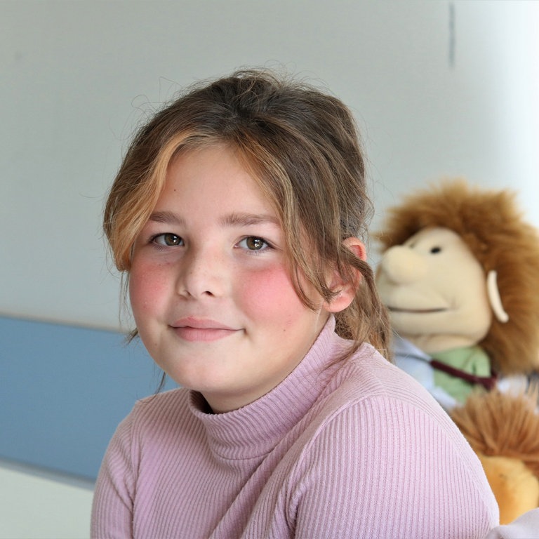 Mädchen in Diabetesambulanz von Ludwigshafener Krankenhaus (Foto: Herzenssache, Michelle Habermehl)