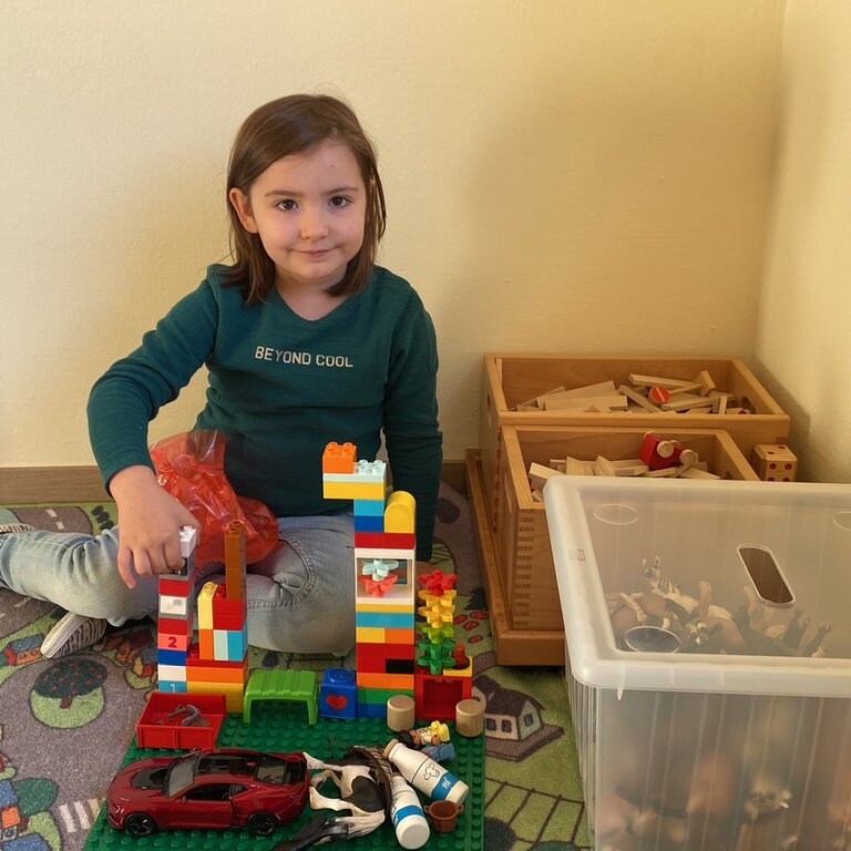 Jolin in der Spielecke  (Foto: Kinderschutzbund Saarbrücken)