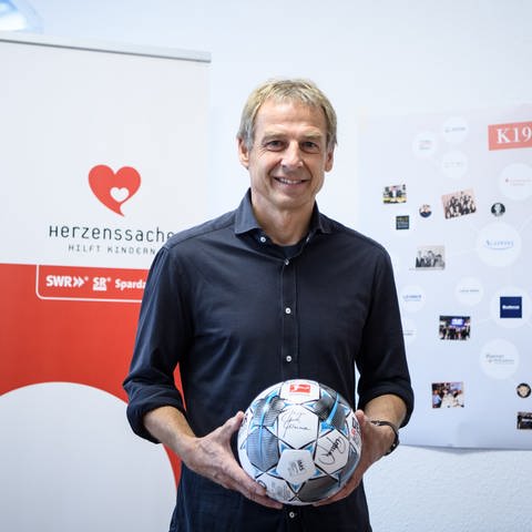 Jürgen Klinsmann engagiert sich für Herzenssache
