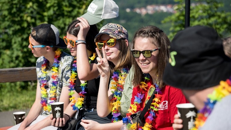 Jugendliche beim Meet & Greet mit Joris (Foto: Dirk Guldner)