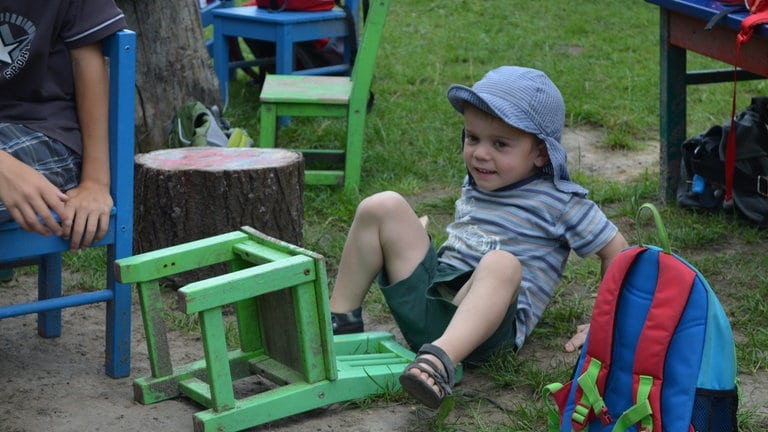 Hartmut Engler besucht Kinder- und Jugendfarm in Ingenheim (Foto: Herzenssache)