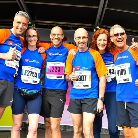 Läufer:innen beim Gutenberg Marathon (Foto: Peter Pulkowski)