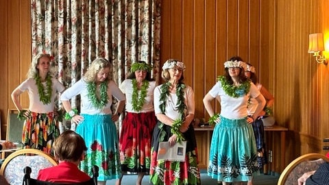 Hula-Tanzgruppe "Ke'iki o Kalani" (Foto: Monika Wasel) Hula-Tanzgruppe "Ke'iki o Kalani"