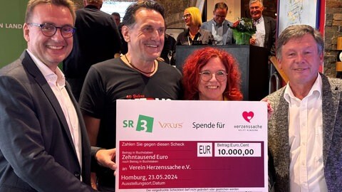 Scheckübergabe Varus (Foto: SR) Scheckübergabe Varus